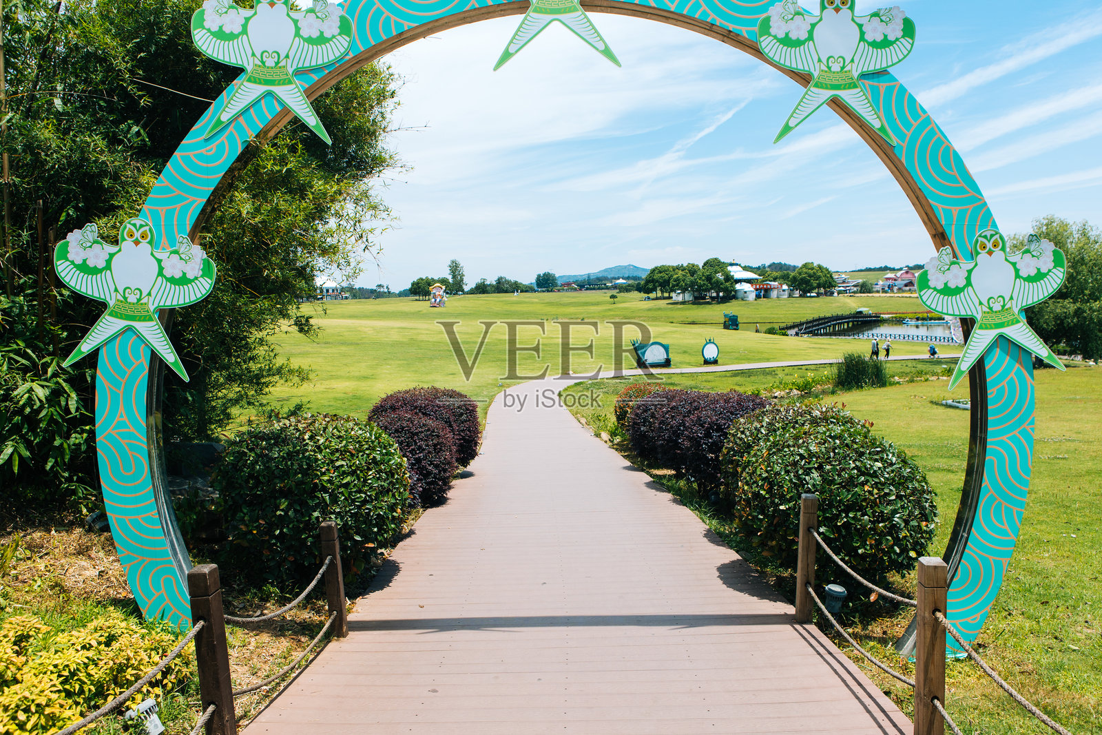 武汉市木兰草原风景区照片摄影图片