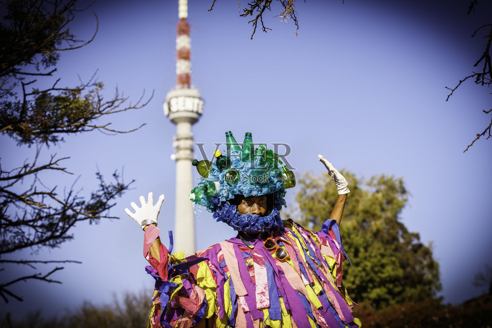 非洲回收组织游行照片摄影图片