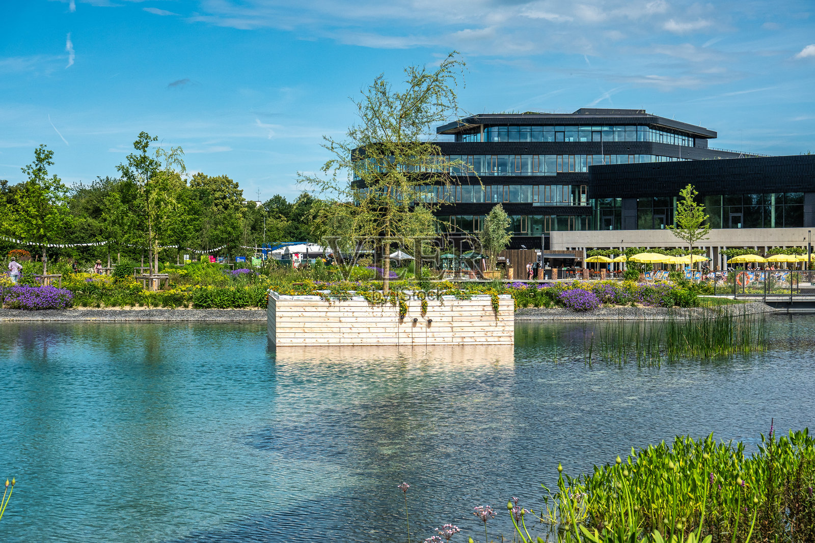 在德国巴伐利亚州基希海姆举行的2024年国家园林展上的印象照片摄影图片