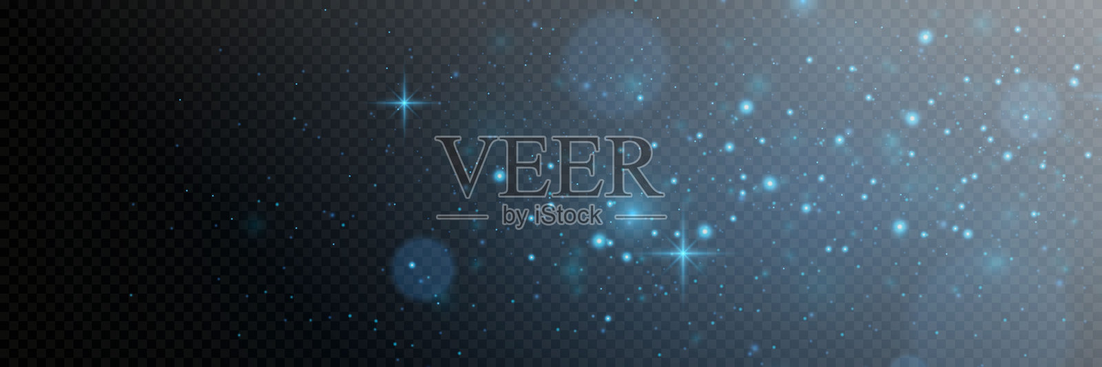 闪闪发光的背景是尘埃和发光的星星。插画图片素材