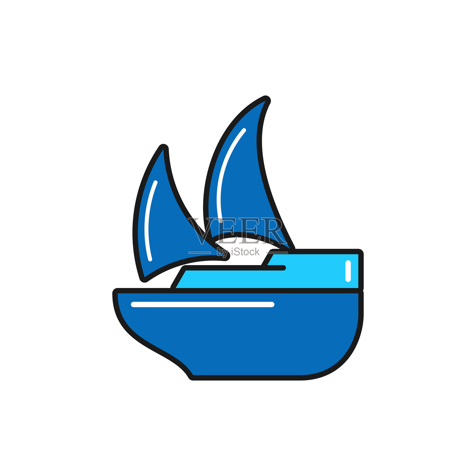 世界海事日元素Groovy矢量设计插画图片素材