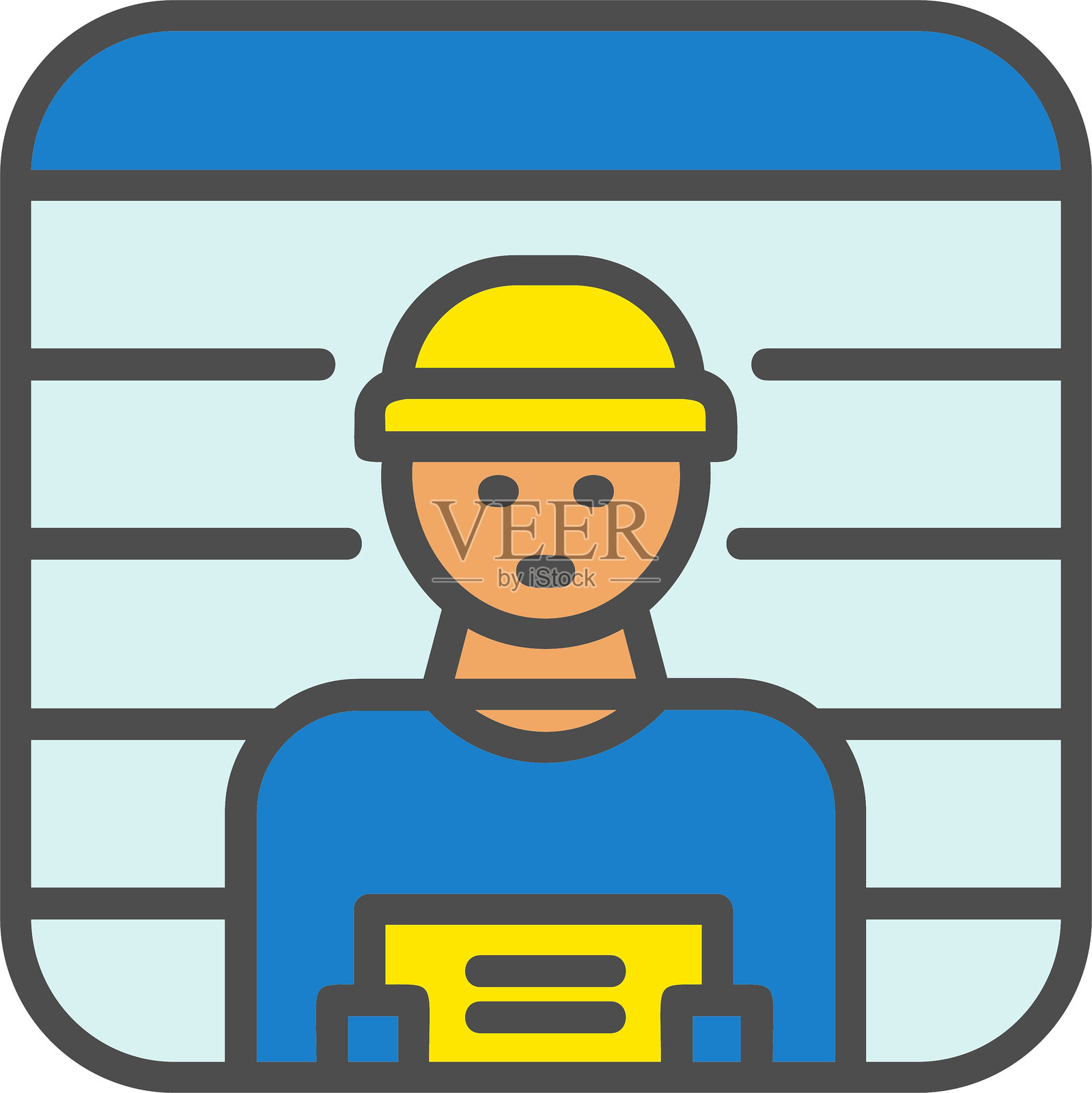 惩罚矢量图标设计插画图片素材