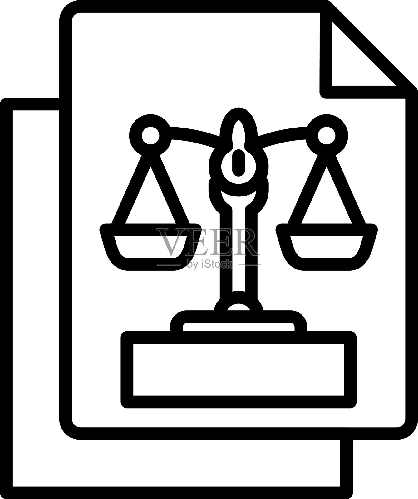 法律书图标插画图片素材