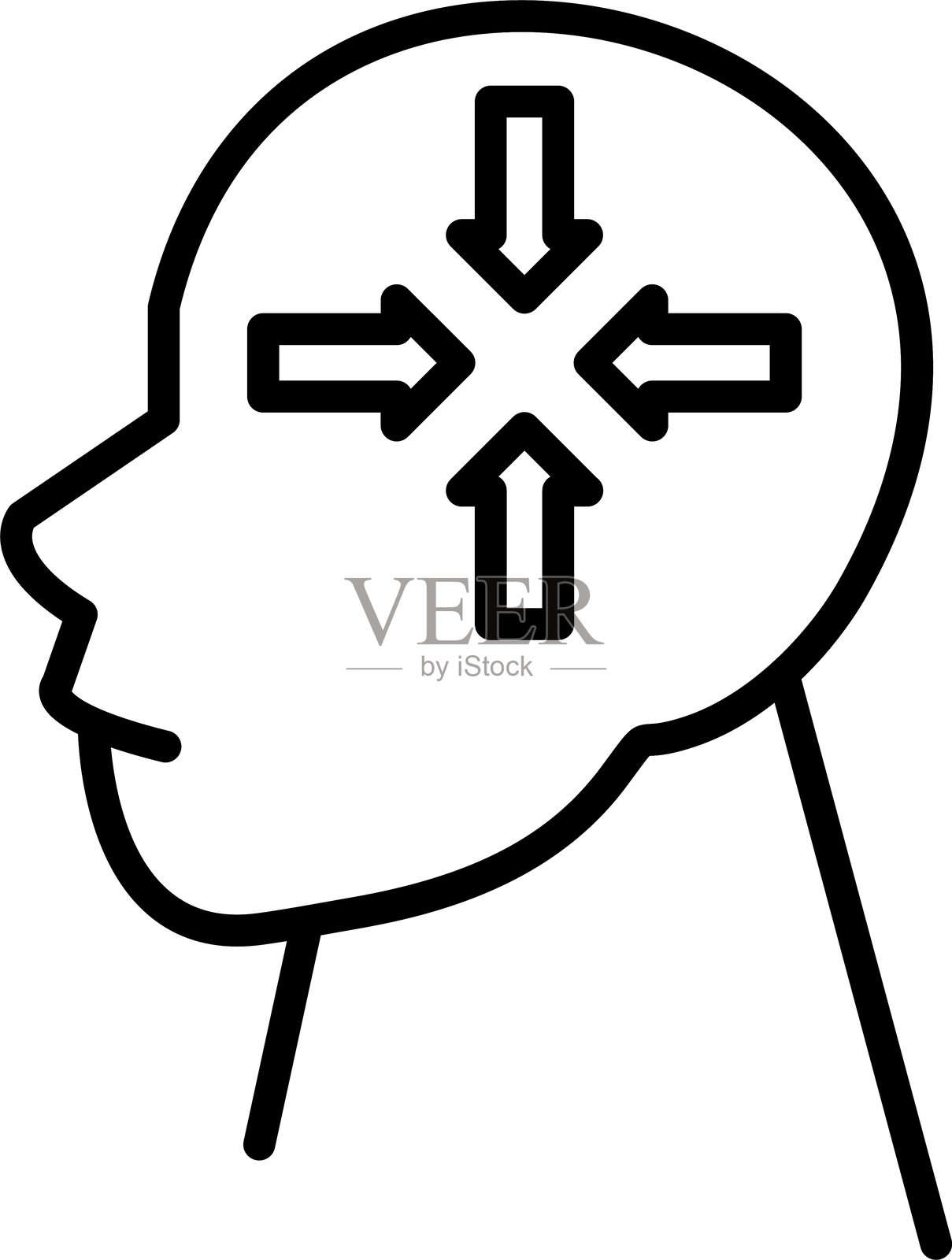 心理学的图标插画图片素材