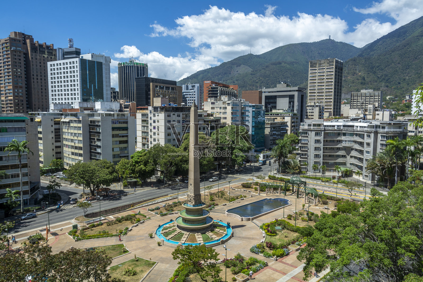 加拉加斯的阿尔塔米拉广场照片摄影图片