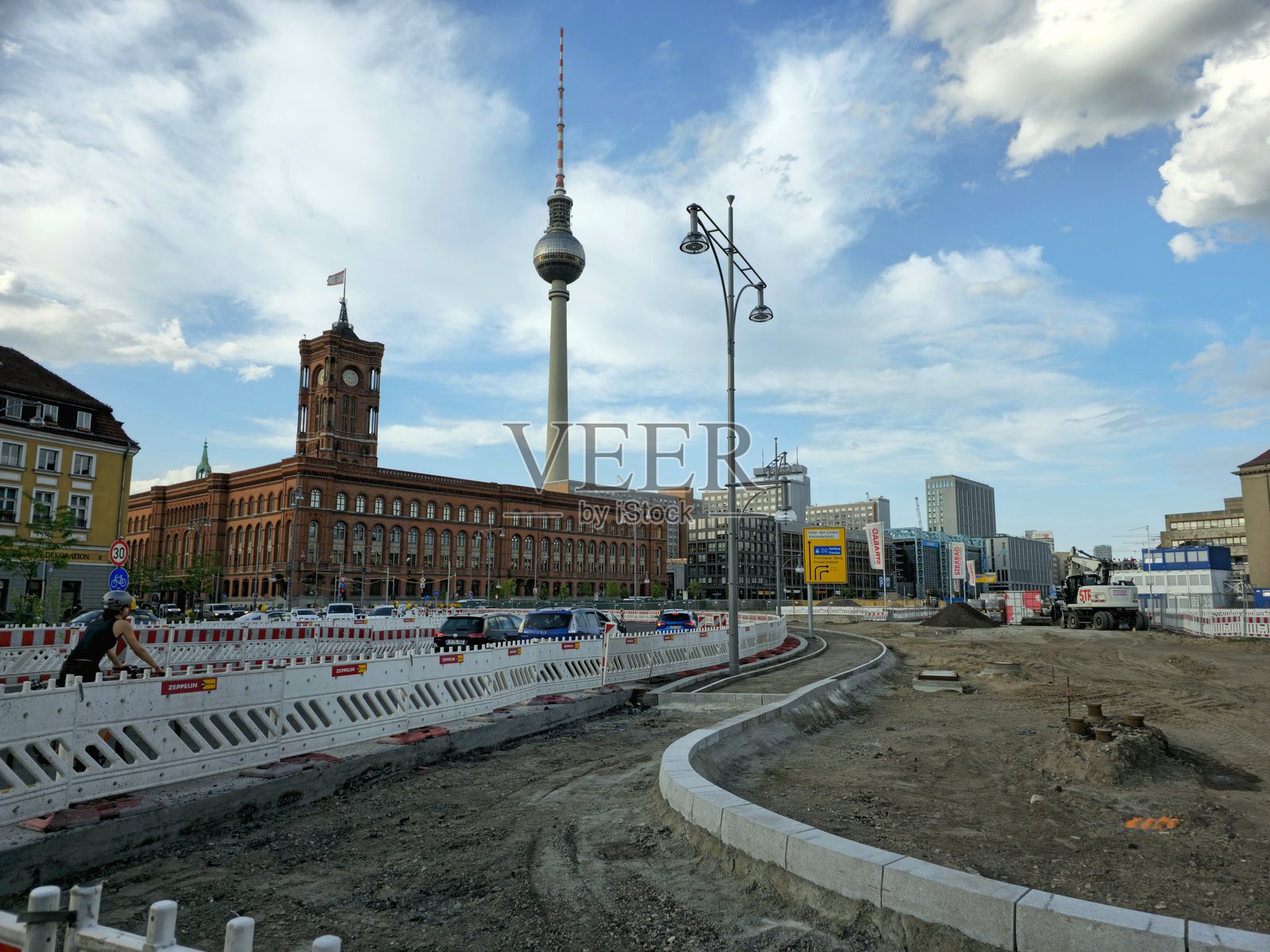 柏林的Rotes Rathaus照片摄影图片