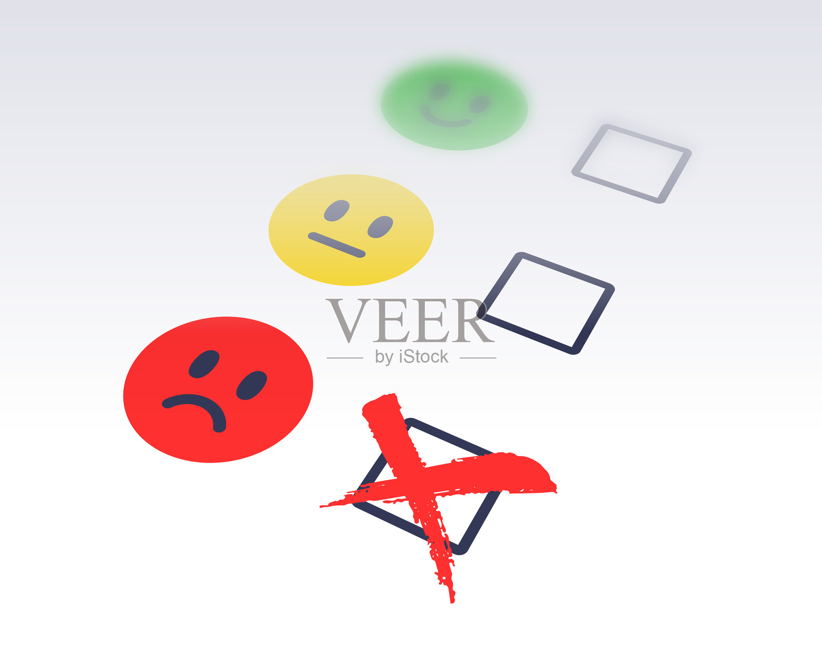 差评反馈表插画图片素材