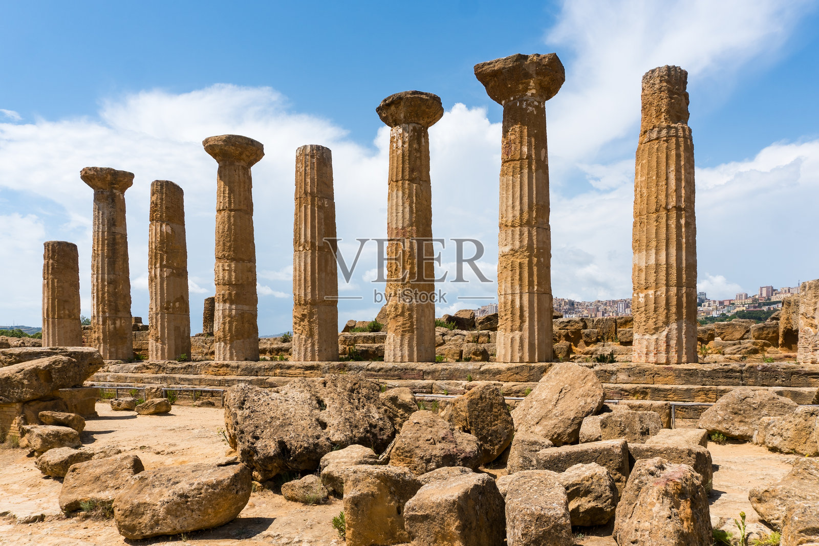 阿格里根托，神庙谷照片摄影图片