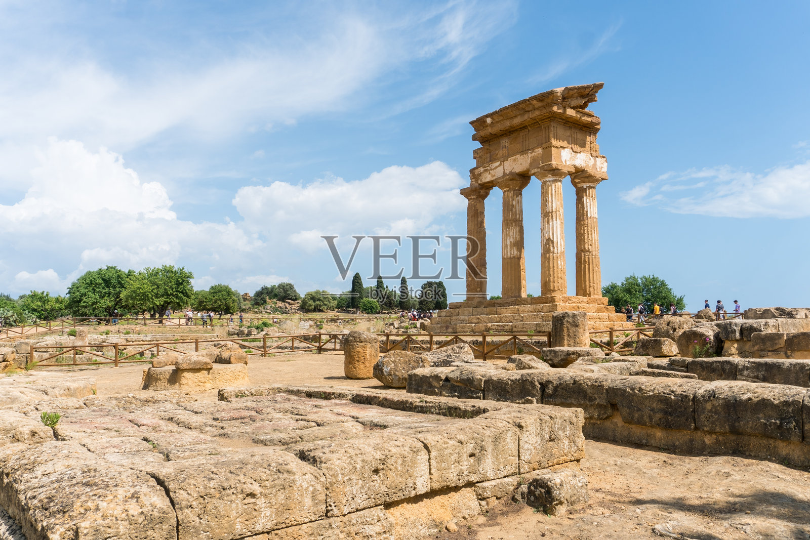 阿格里根托,神庙谷照片摄影图片