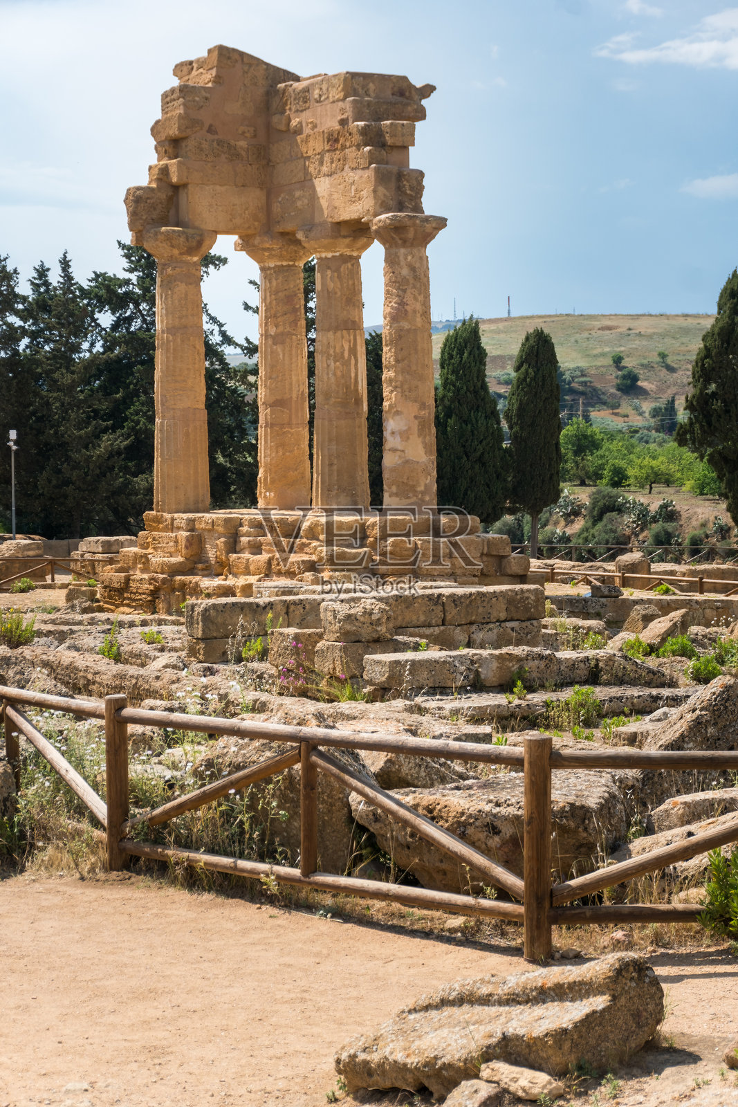 阿格里根托，神庙谷照片摄影图片