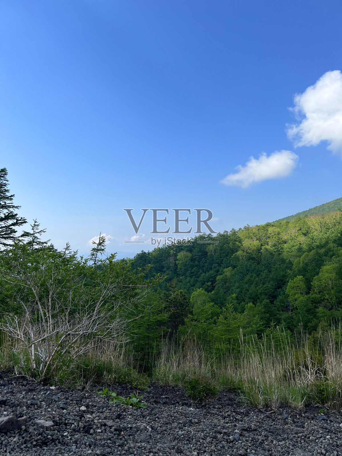 从山间小道看山景照片摄影图片