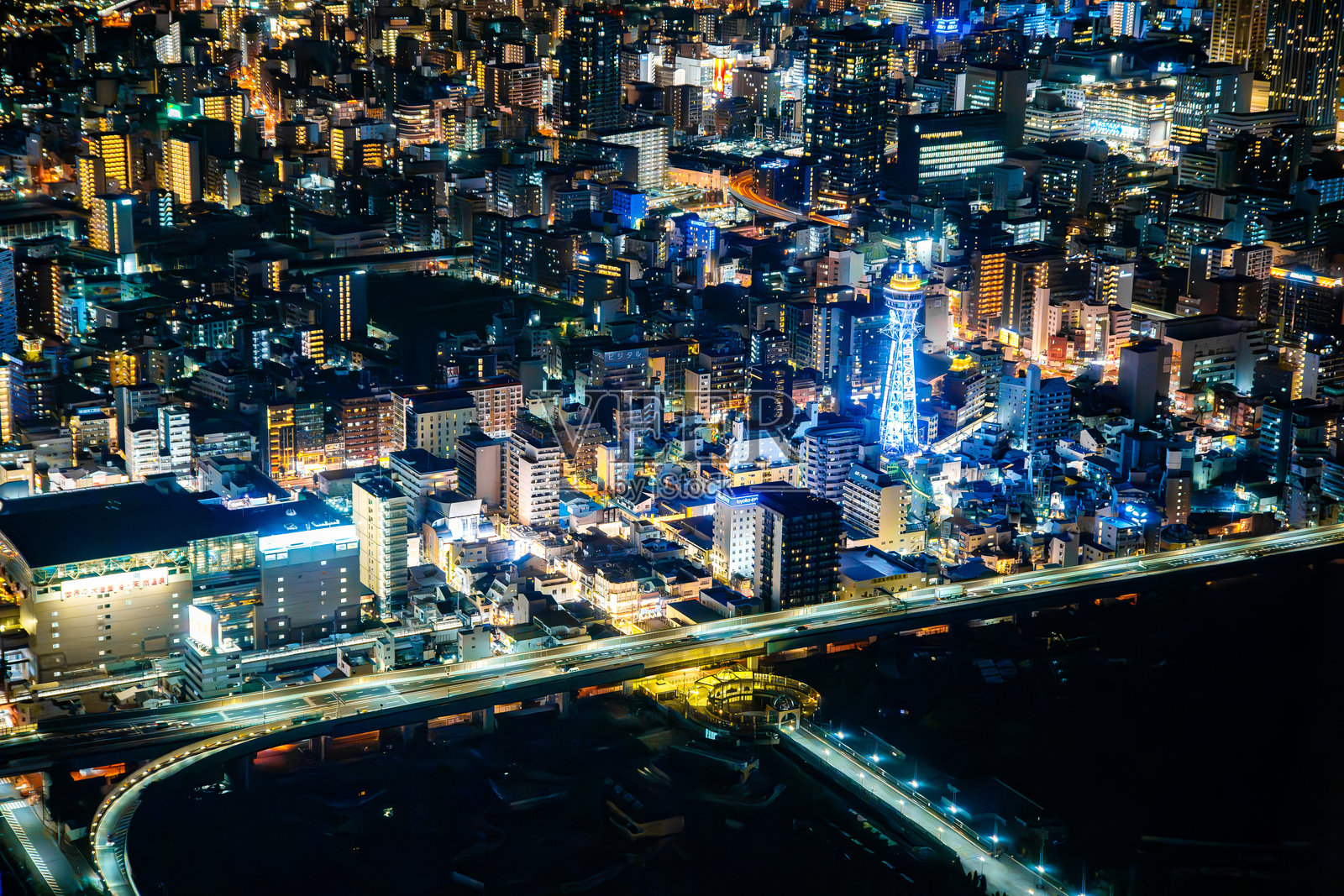 大阪夜景照片摄影图片