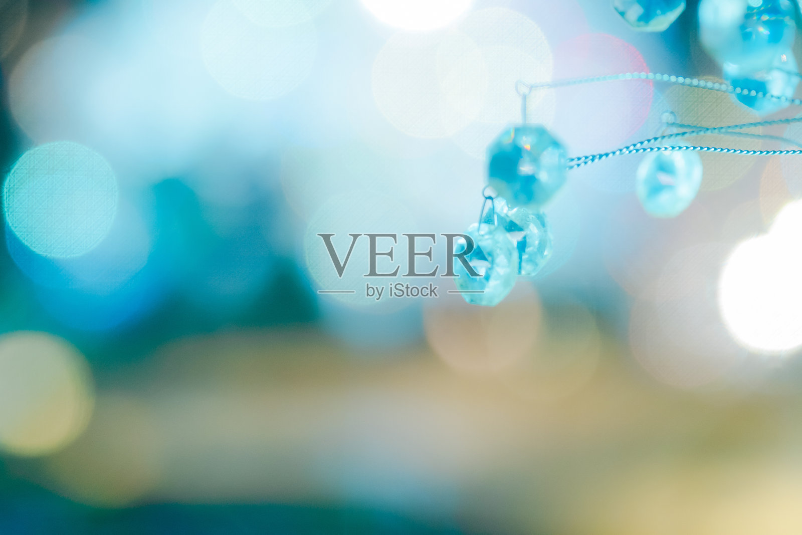 美丽的圣诞彩灯照片摄影图片