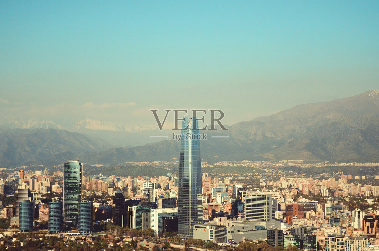 城市的高角度视图照片摄影图片