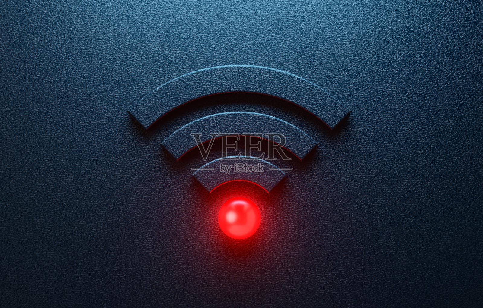 黑色背景上的黑色Wi-Fi符号照片摄影图片