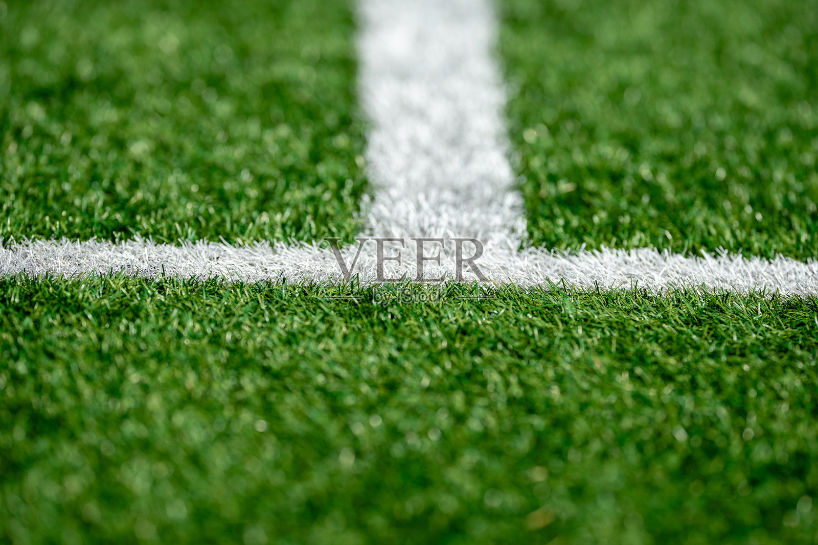 人造草皮足球场的场地标记照片摄影图片