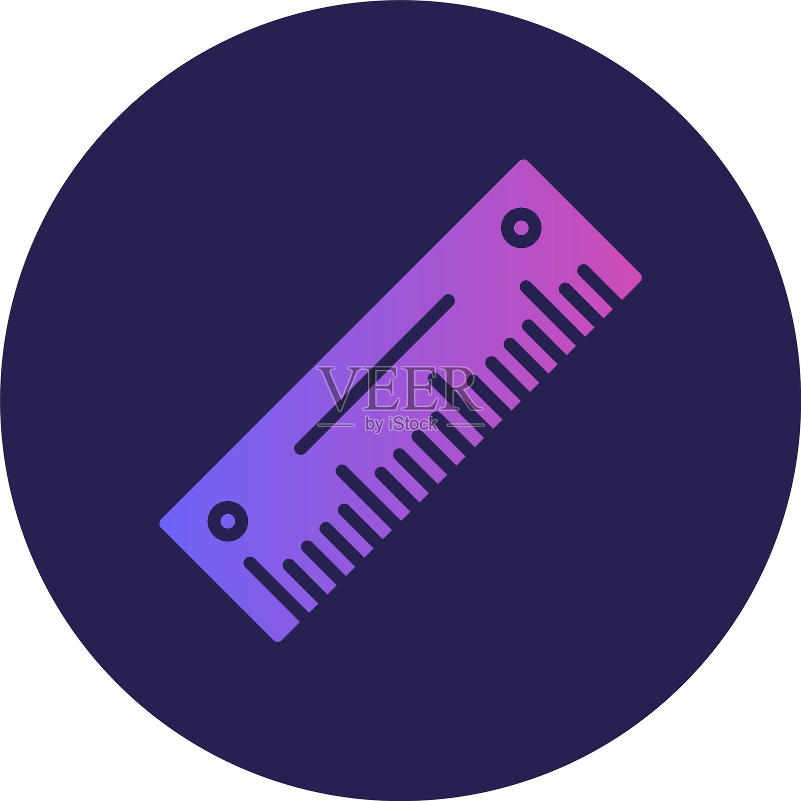 缩放字形圆圈渐变图标插画图片素材