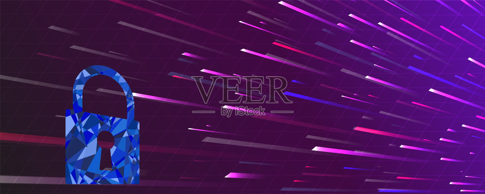 在技术和威胁相互关联的世界中保护数字隐私插画图片素材