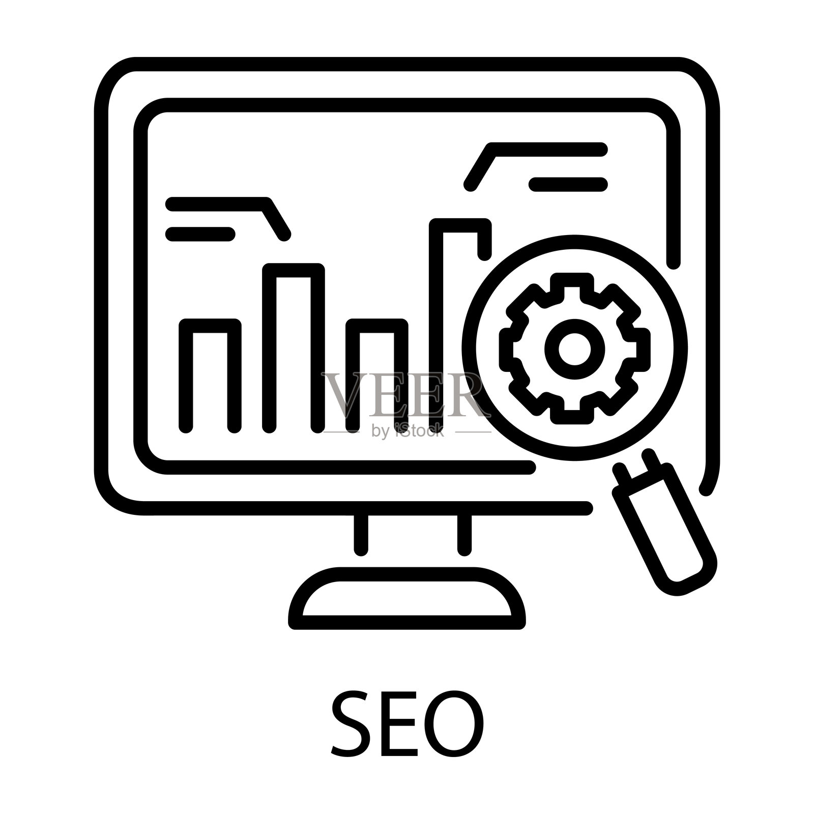 搜索引擎优化插画图片素材