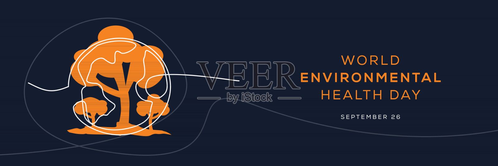 世界环境卫生日。插画图片素材