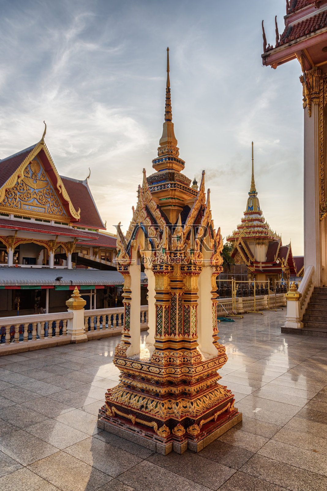 泰国曼谷廊曼寺的壮丽景色照片摄影图片