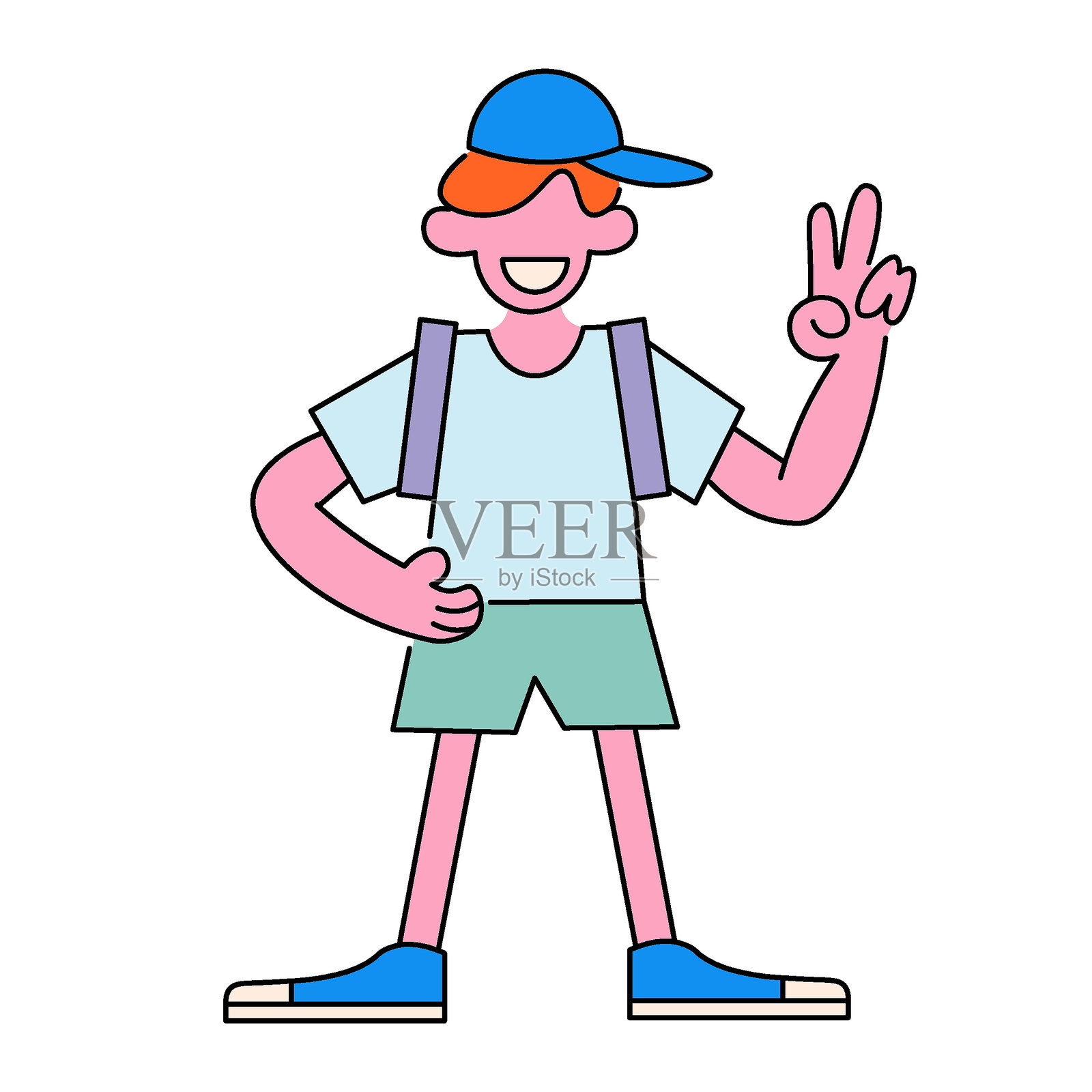 colorschoolset插画图片素材