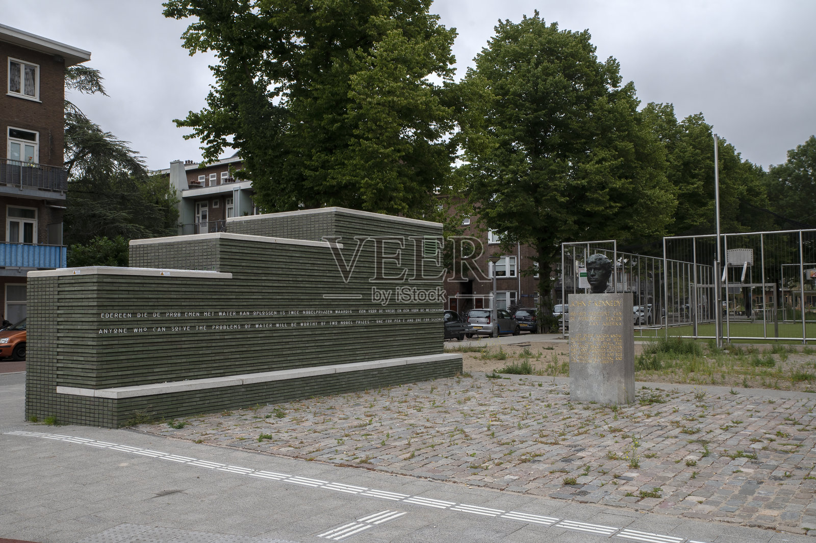 约翰·肯尼迪的雕像照片摄影图片