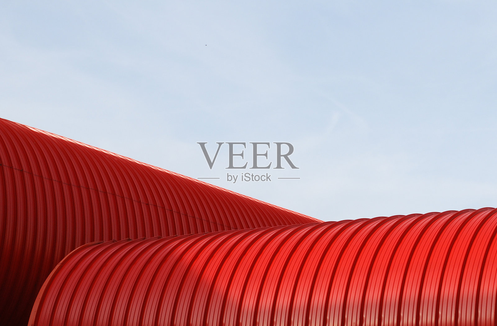 红色屋顶特写照片摄影图片