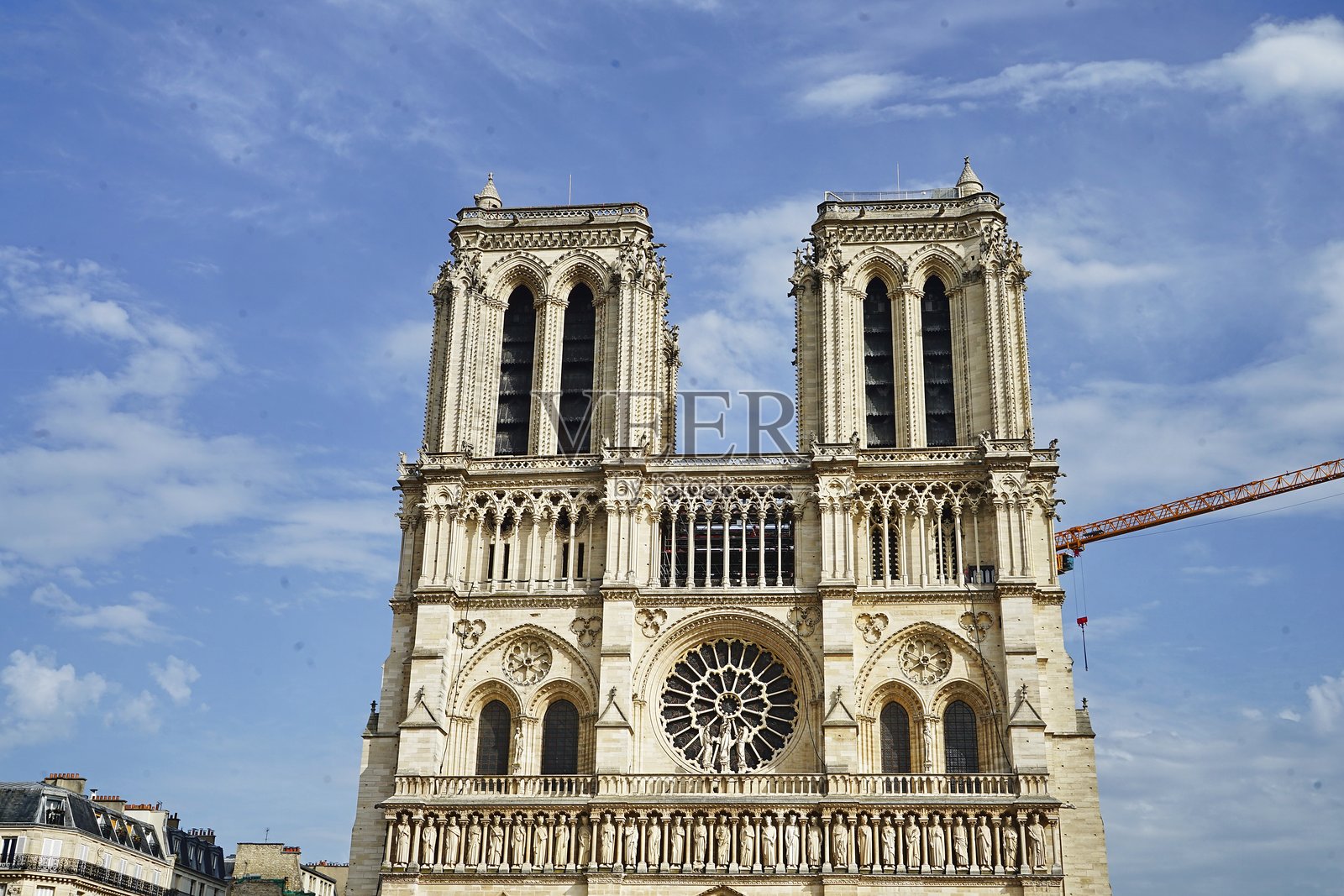 巴黎圣母院大教堂照片摄影图片