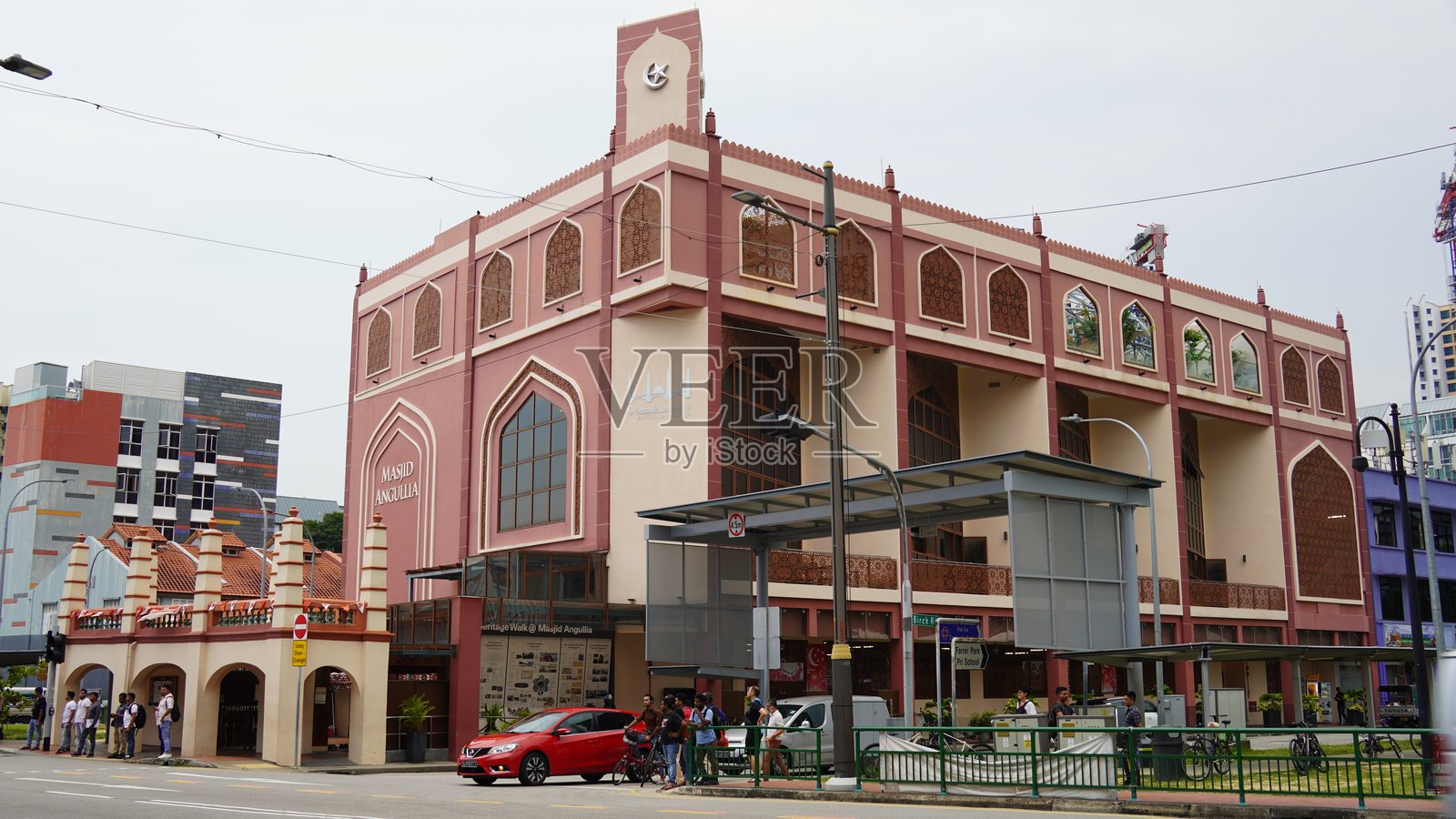 安谷利亚清真寺照片摄影图片