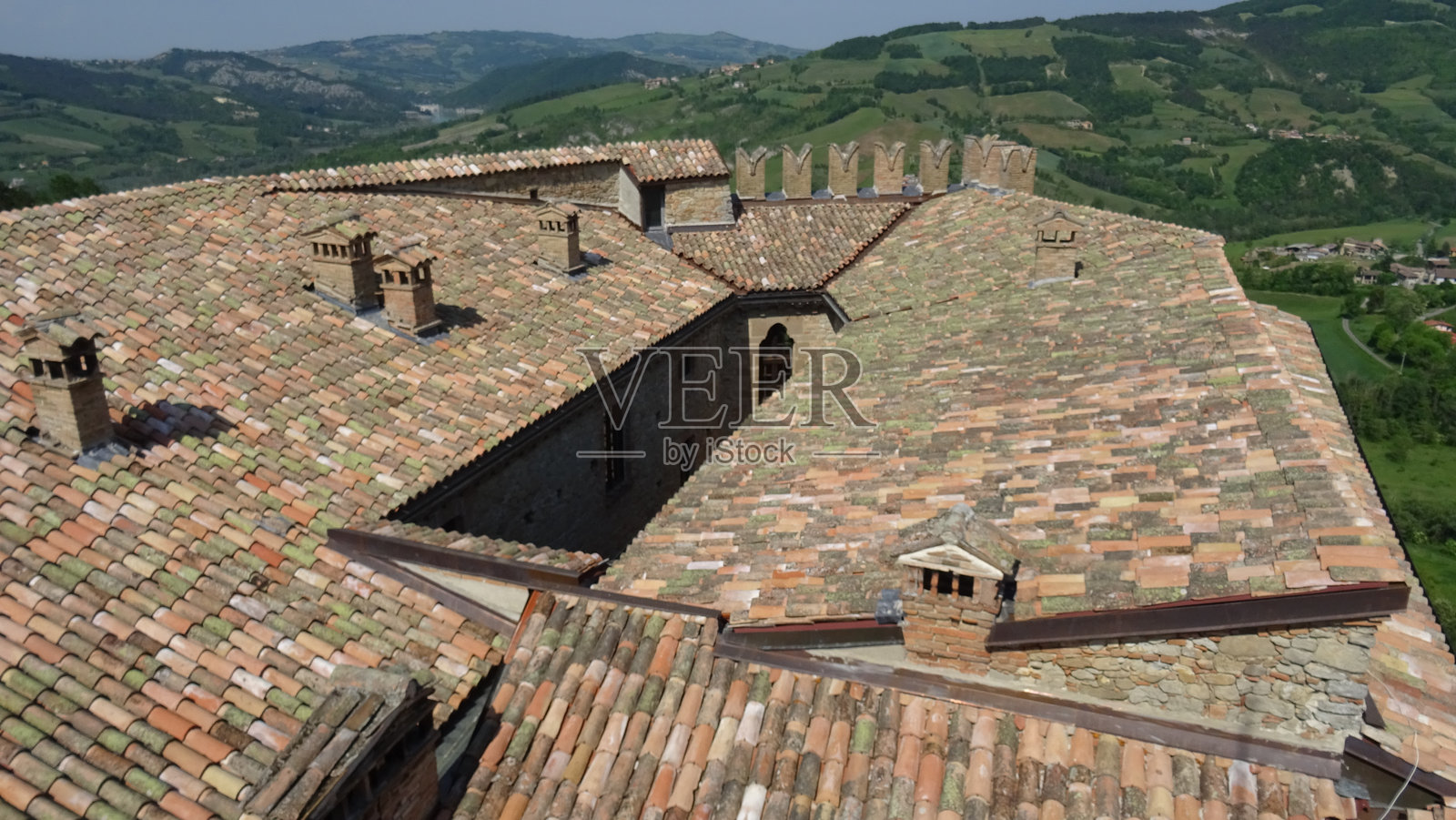 意大利扎瓦塔雷洛城堡的美景照片摄影图片