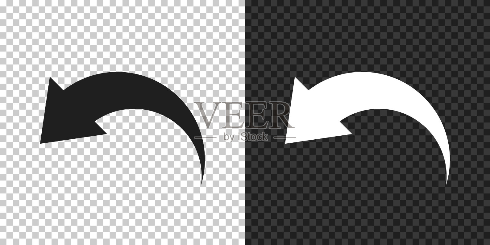 撤销。空白背景上的设计图标插画图片素材