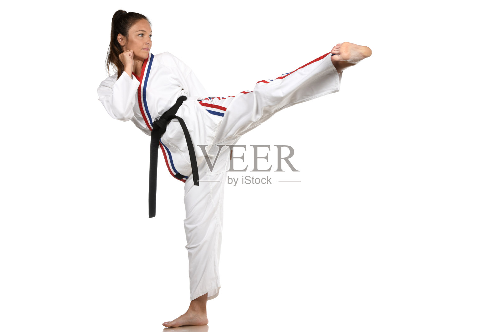 格斗侧踢照片摄影图片