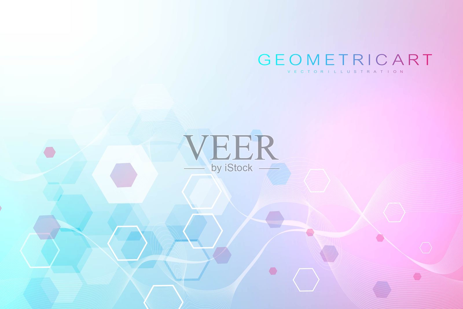 科学的设计模板与分子结构与连接的线和点为封面，海报，小册子，杂志，传单，横幅插画图片素材