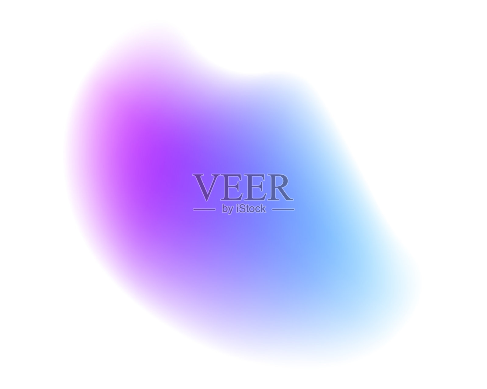 渐变光环颗粒霓虹色斑点噪点效果矢量插画白色背景上的抽象水彩模糊网格形状插画图片素材