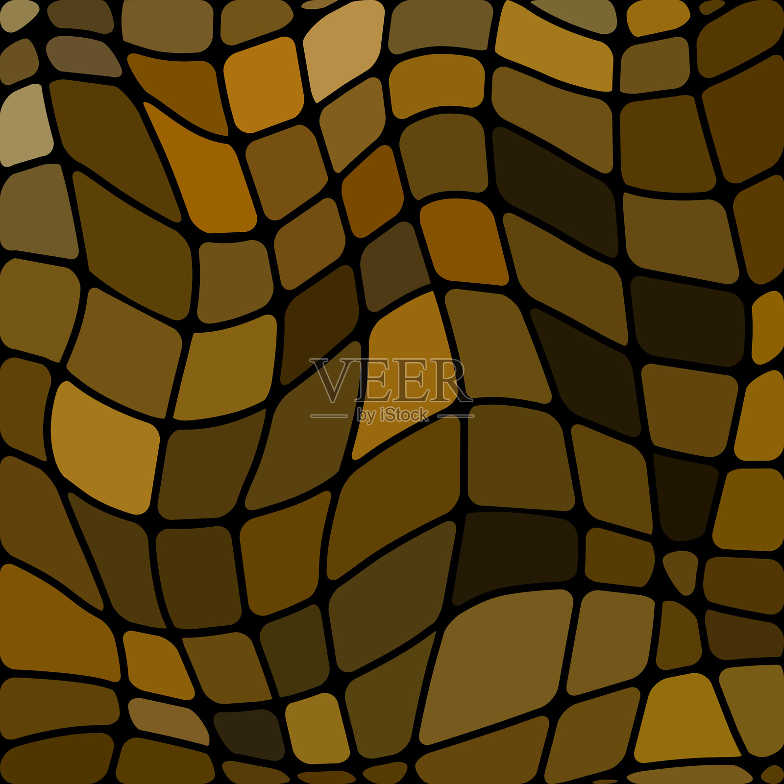 抽象矢量彩色玻璃马赛克背景插画图片素材