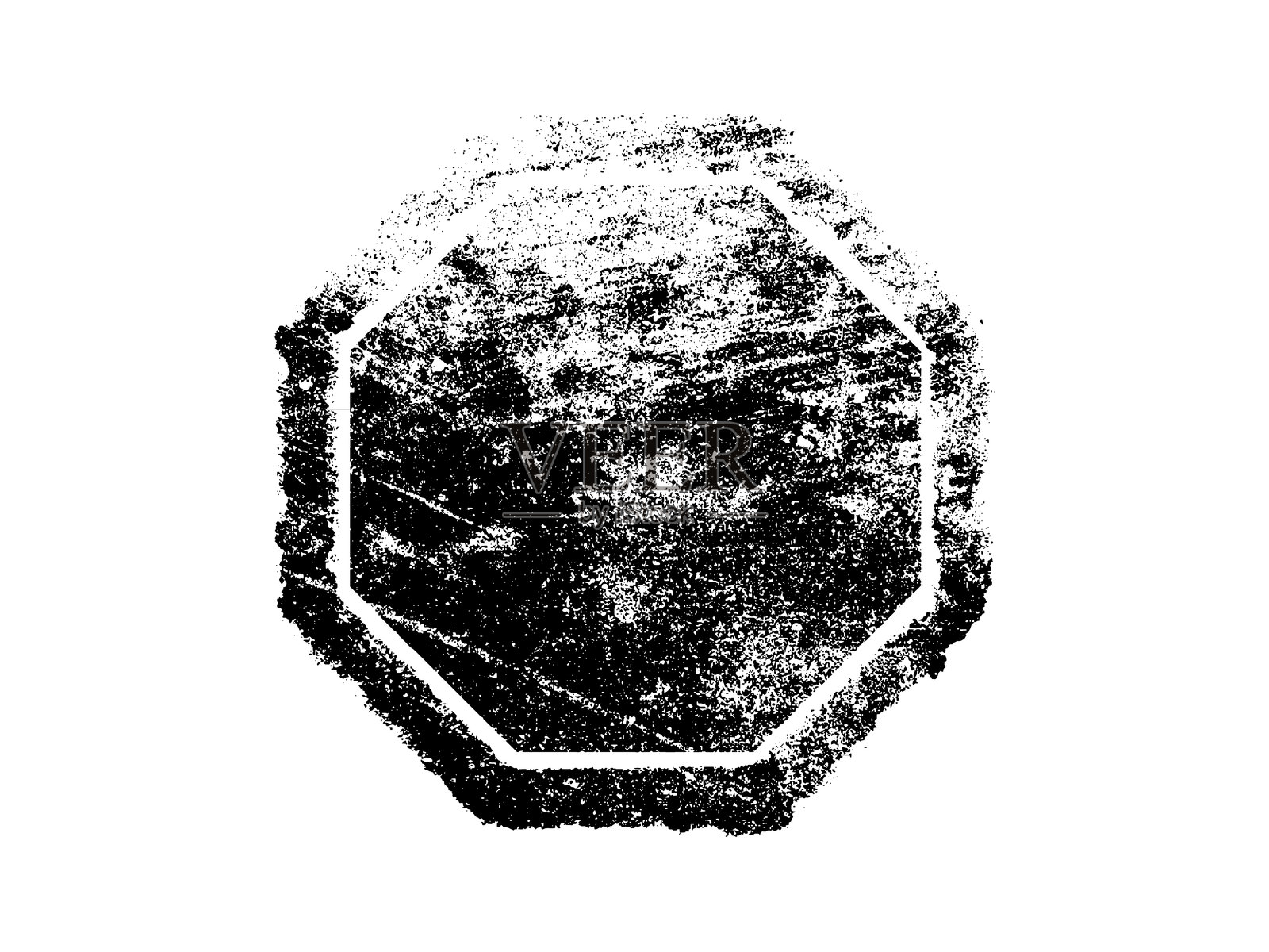 垃圾邮票套装。覆盖纹理邮票与横幅，标志，图标，标签和徽章。遇险颗粒表面粉尘和粗糙背景概念。放置在对象上创建垃圾效果。插画图片素材