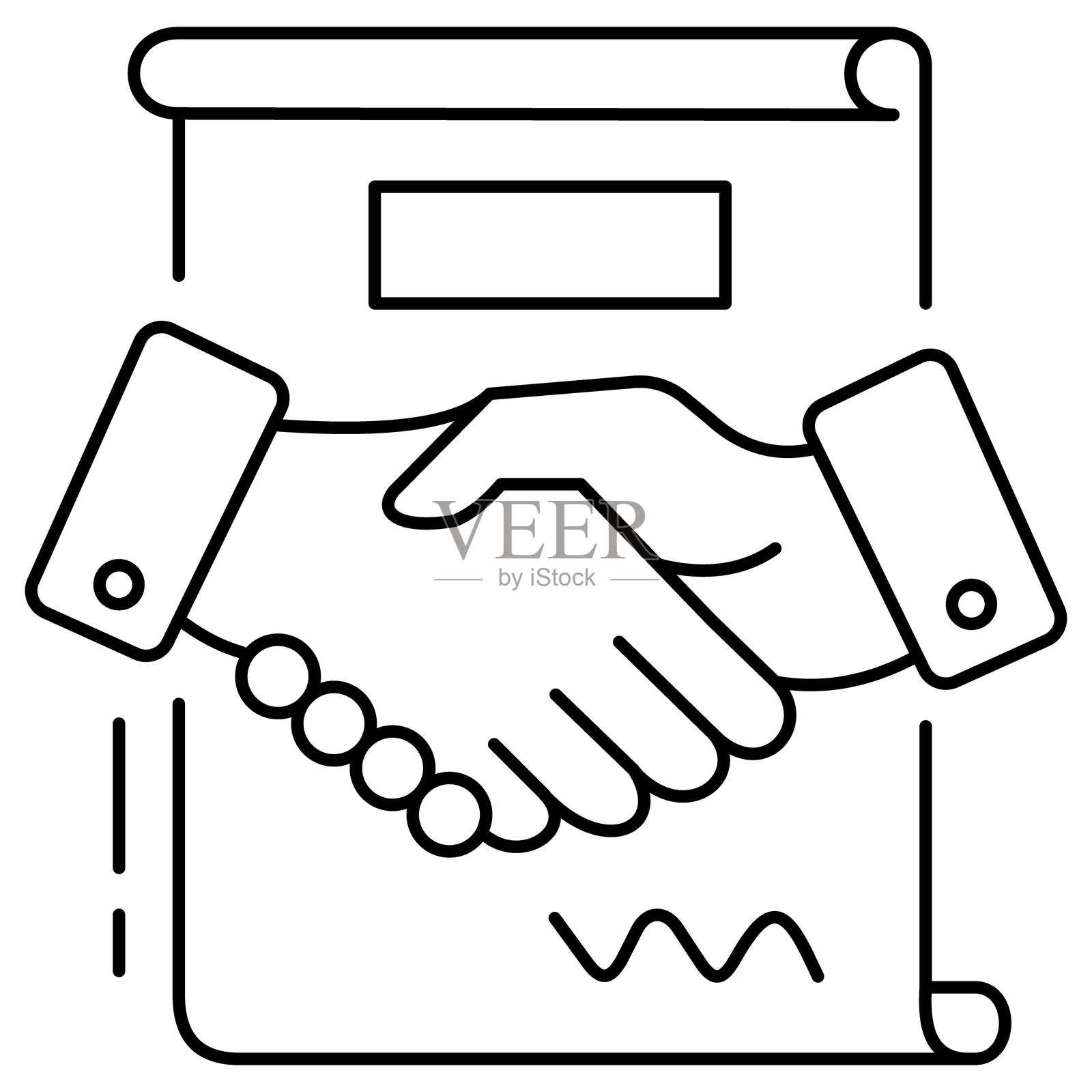 法律文件合同协议图标，签名，业务，纸张，交易，签署，文书工作，约束力，法律，官方，文件插画图片素材