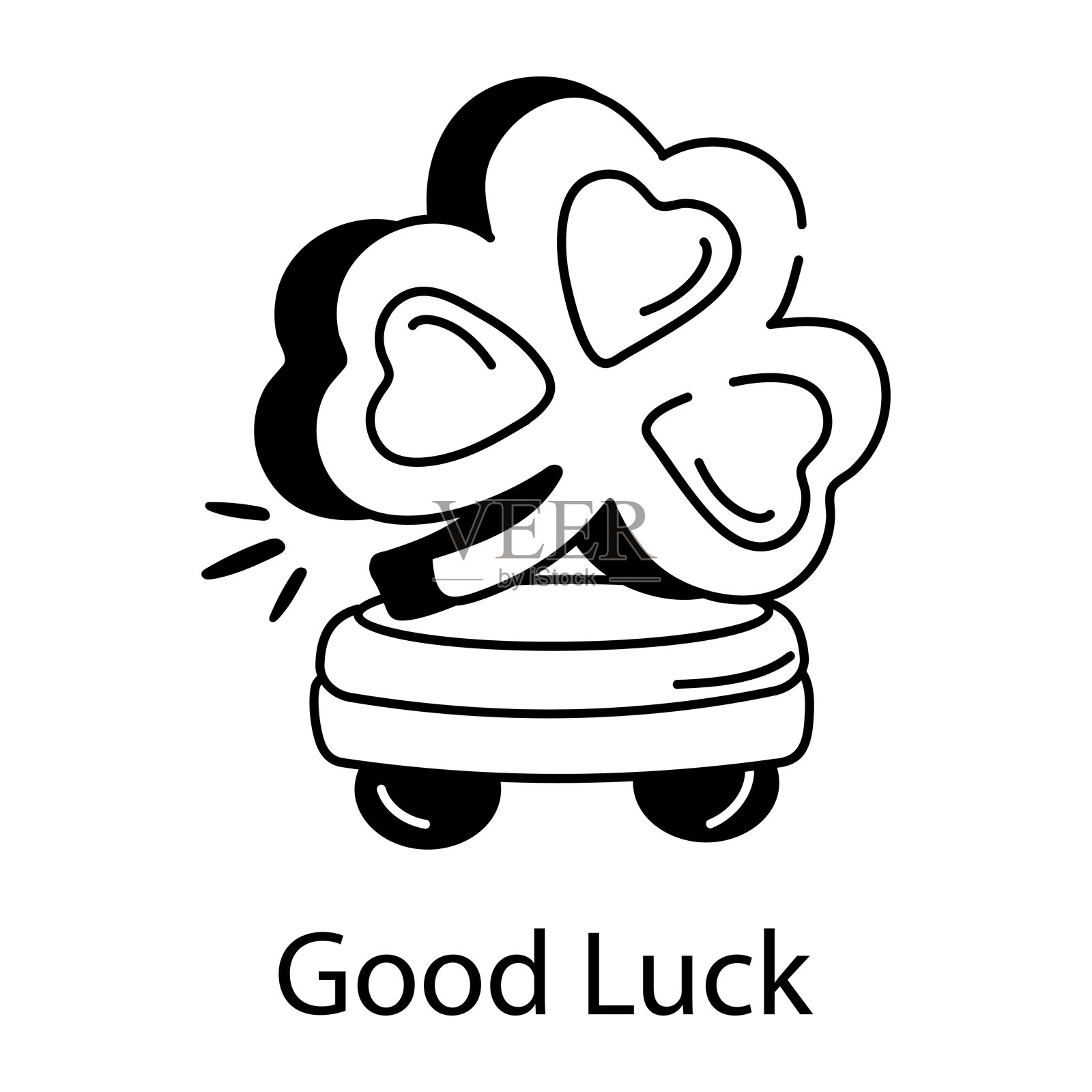 祝你好运插画图片素材