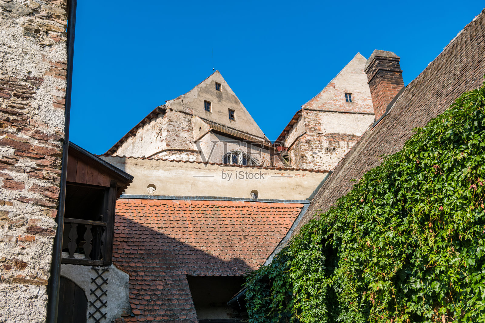 Hrad Pernstejn，捷克共和国- 2024年8月20日:南莫拉夫地区的城堡照片摄影图片