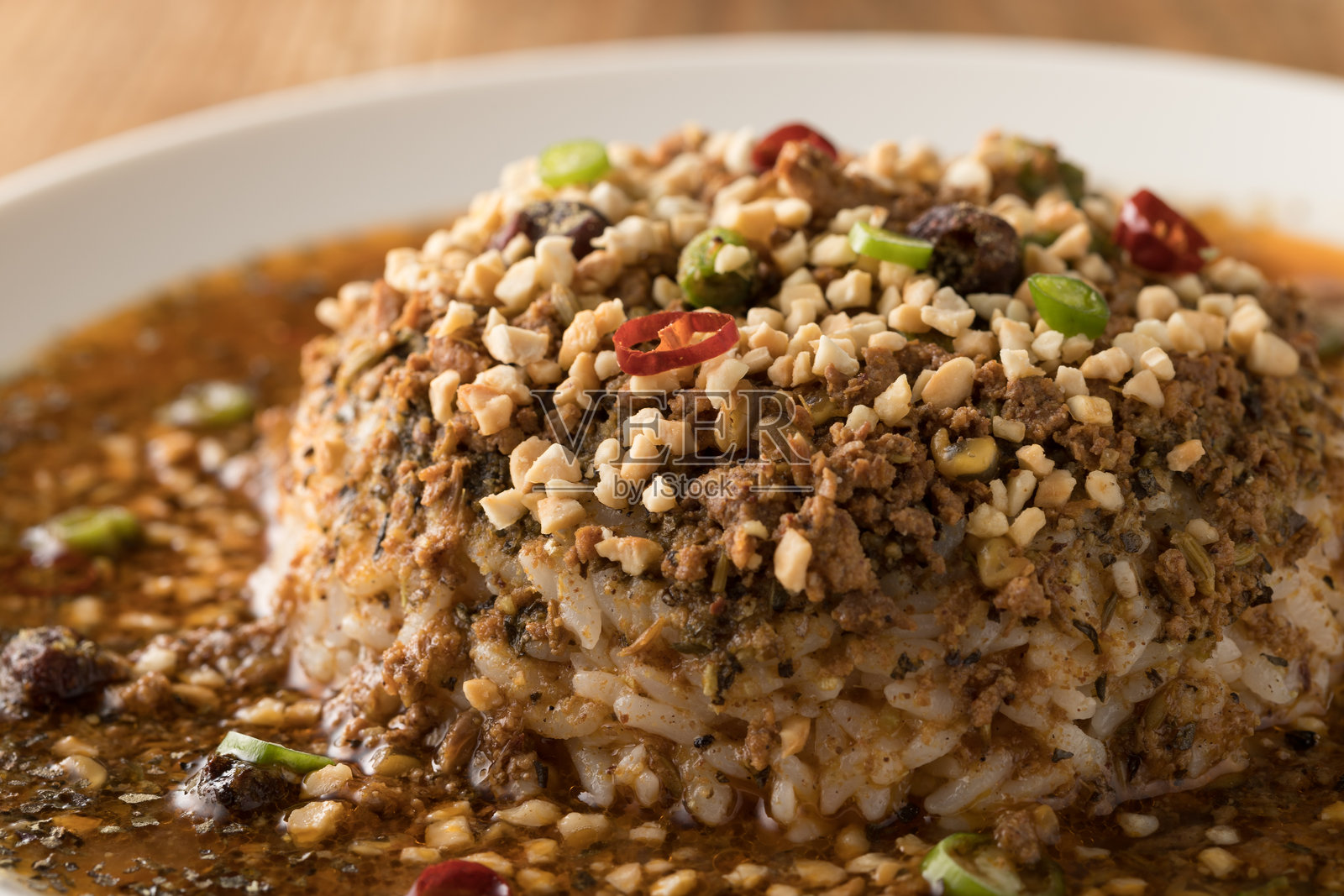 香辣keema咖喱照片摄影图片