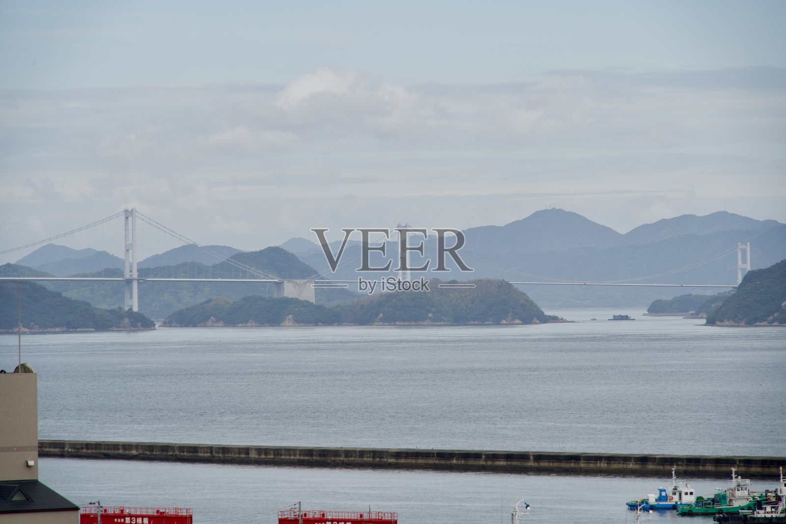 黑岛海京大桥的景色照片摄影图片