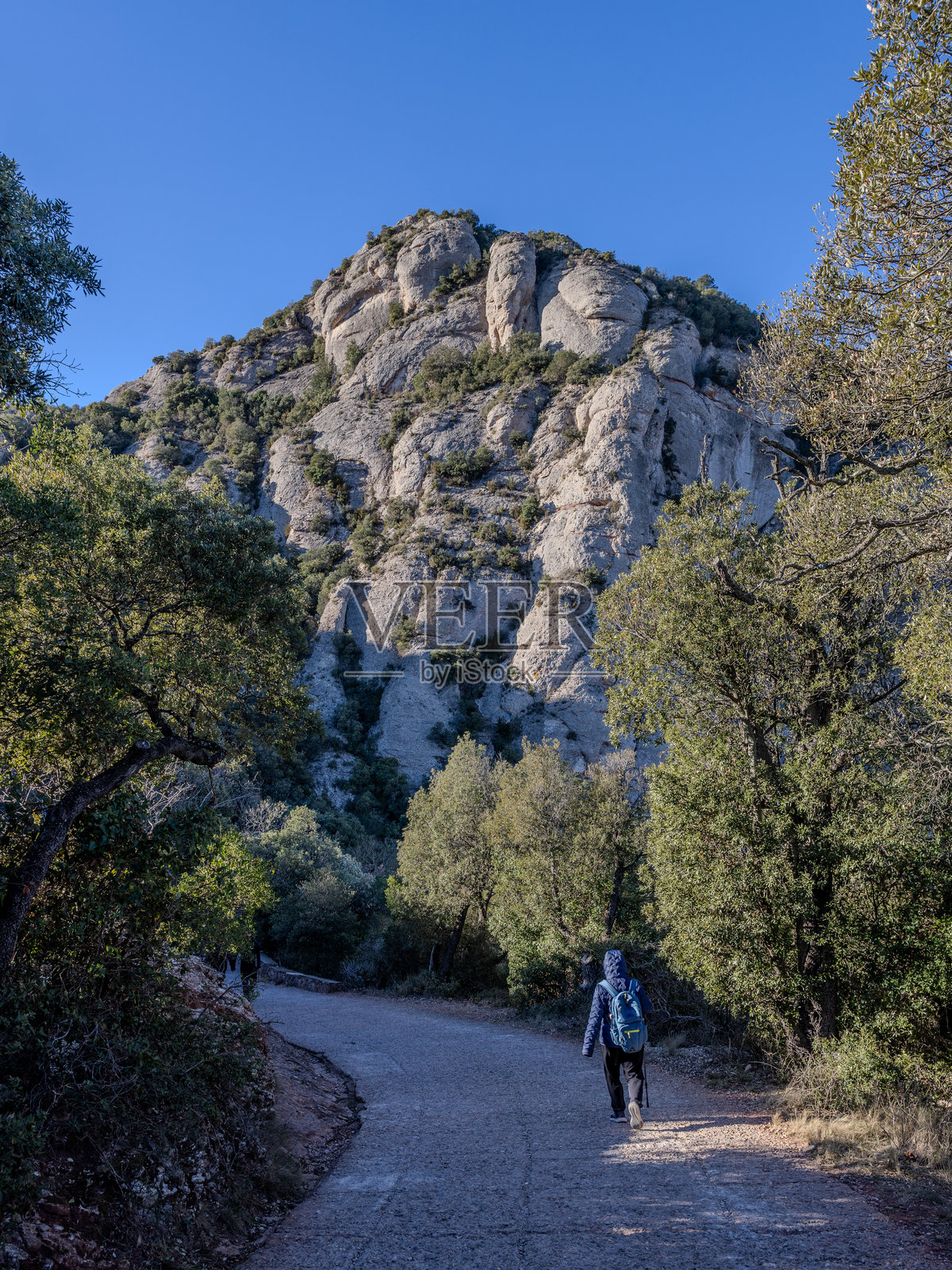 蒙特塞拉特，巴塞罗那，西班牙照片摄影图片