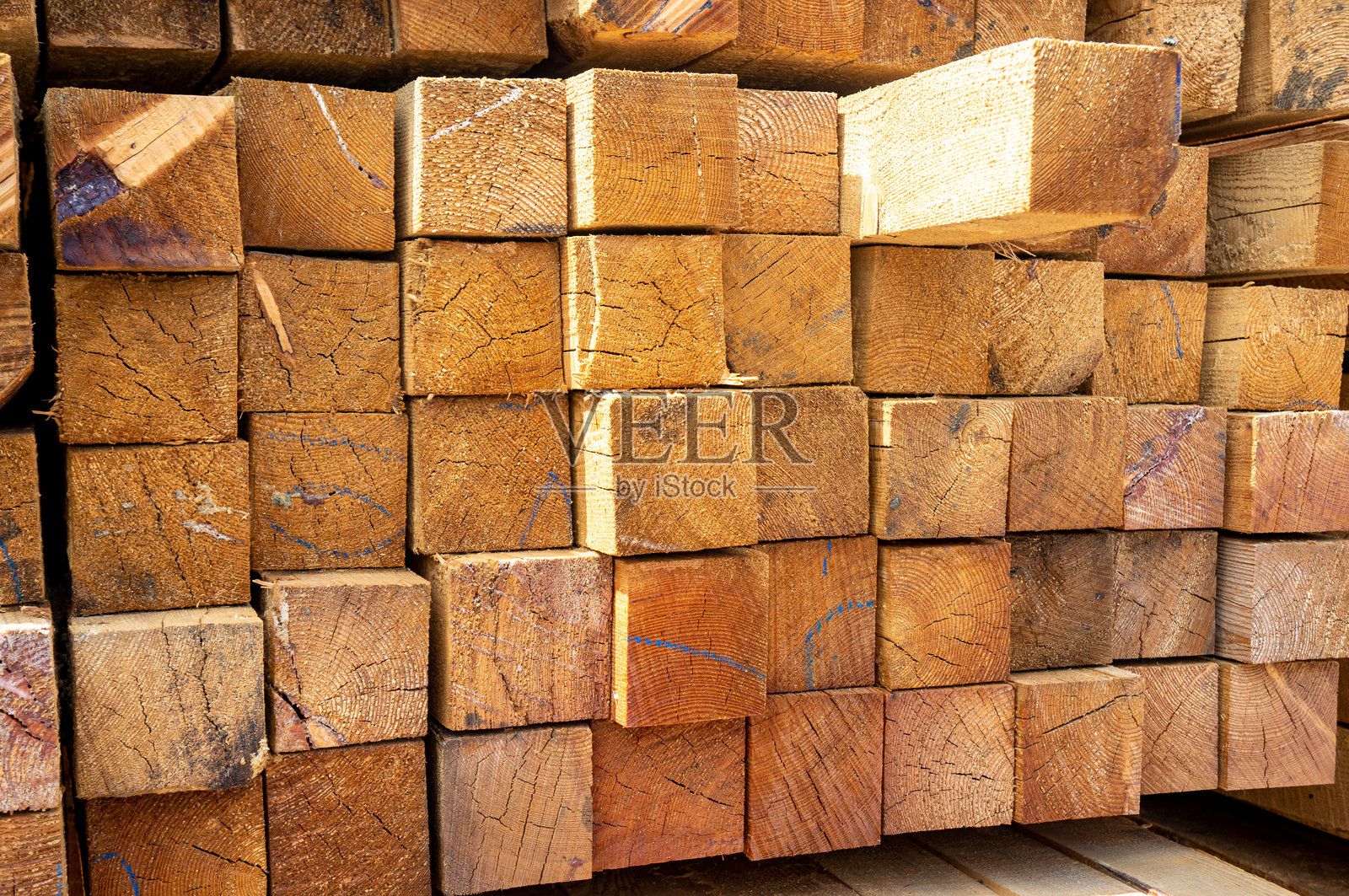 用于建筑特写的平面木梁照片摄影图片