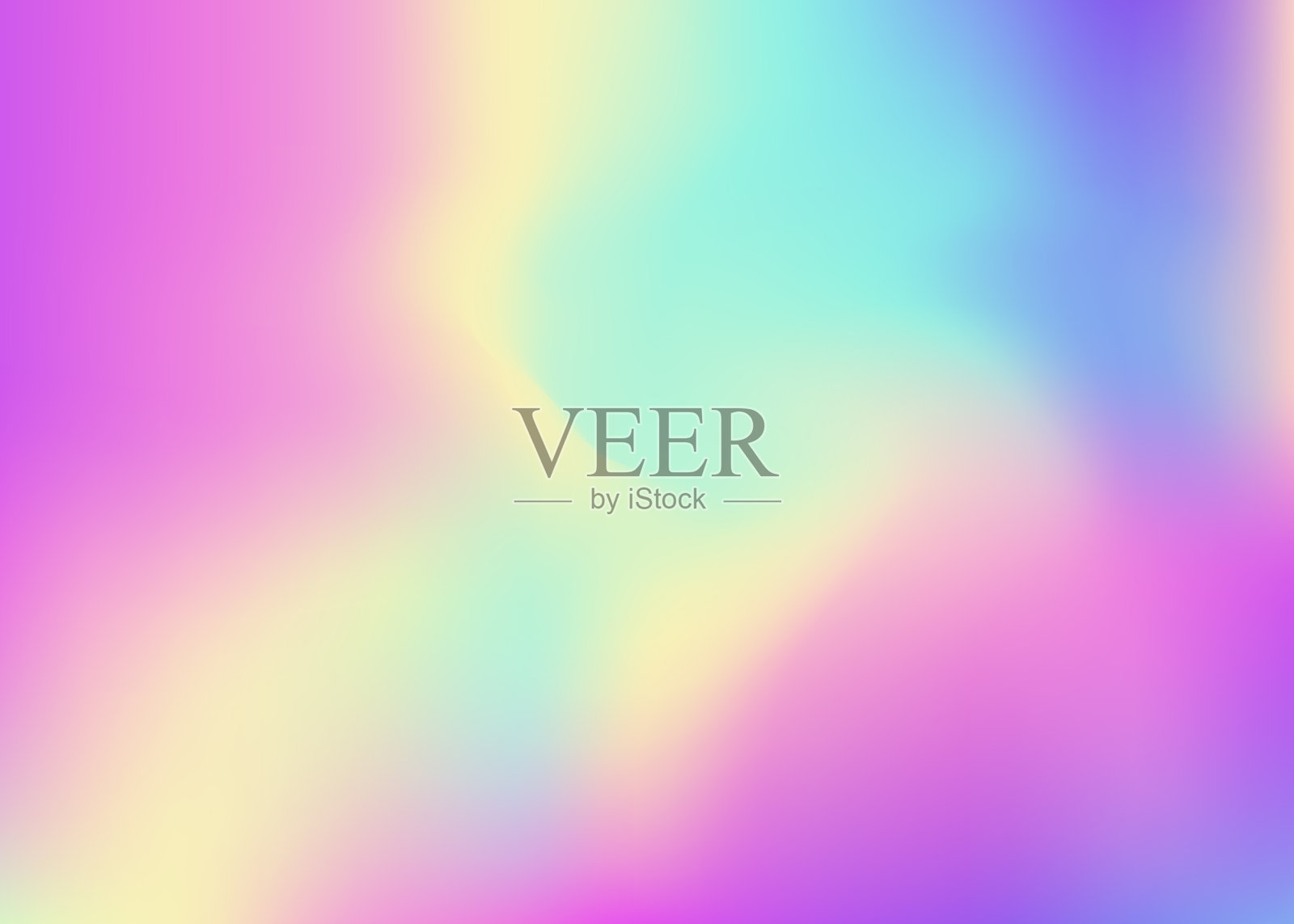 全息梯度。全息图纹理。抽象的背景。粉红色霓虹背景。金属箔。金属创意手册。最小覆盖。模糊的设计。紫罗兰全息渐变插画图片素材