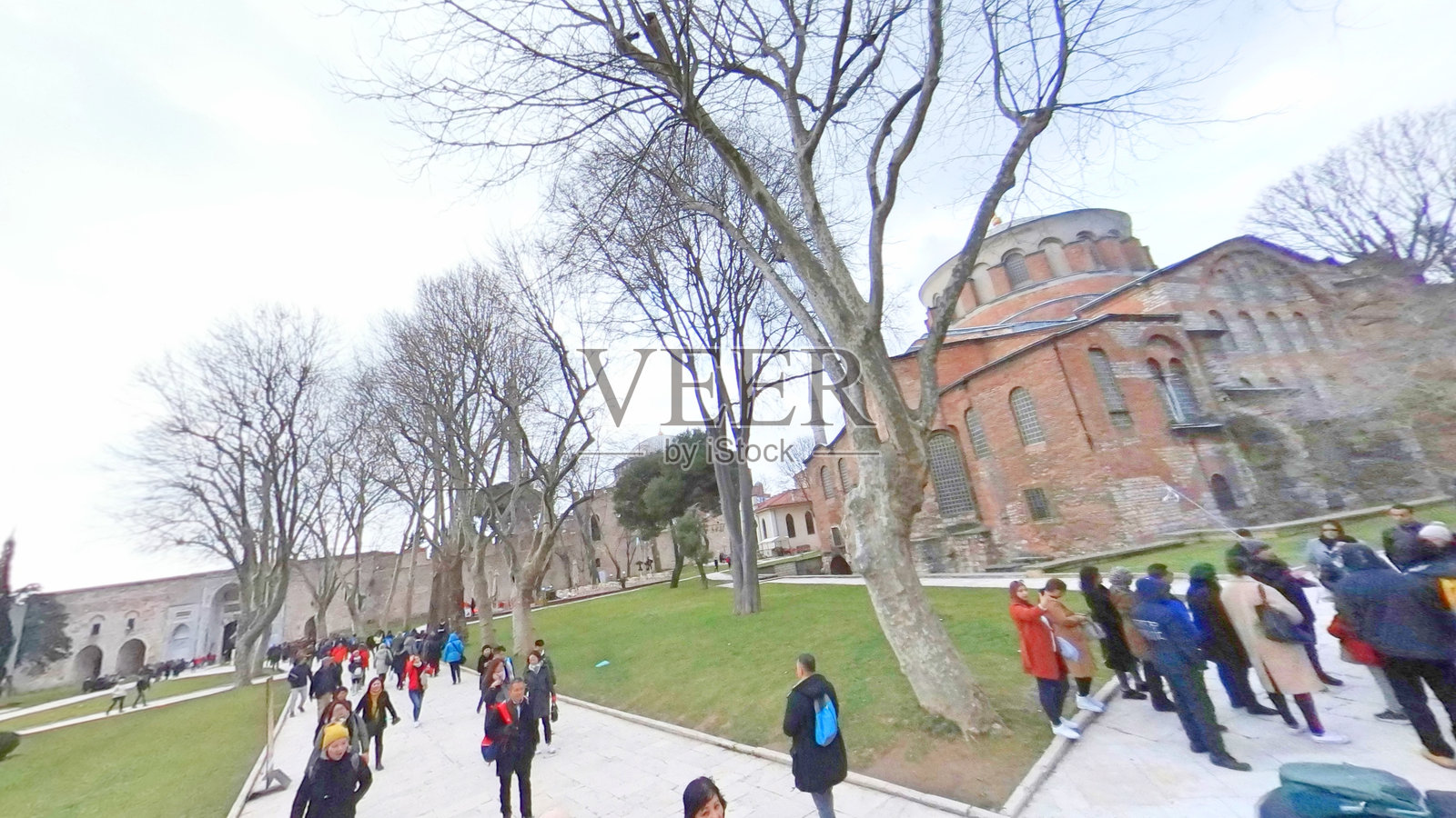 圣艾琳教堂是位于伊斯坦布尔托普卡比宫外院的一座东正教教堂照片摄影图片