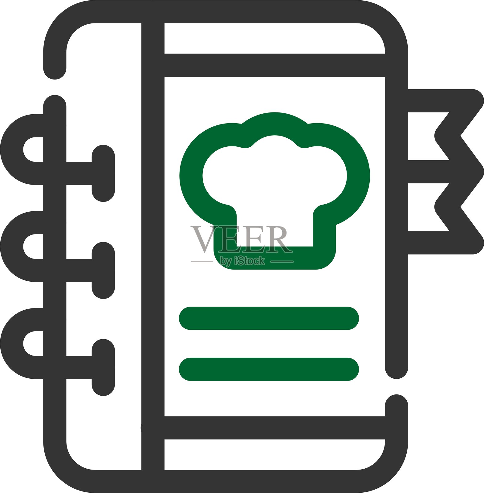 食谱书图标插画图片素材