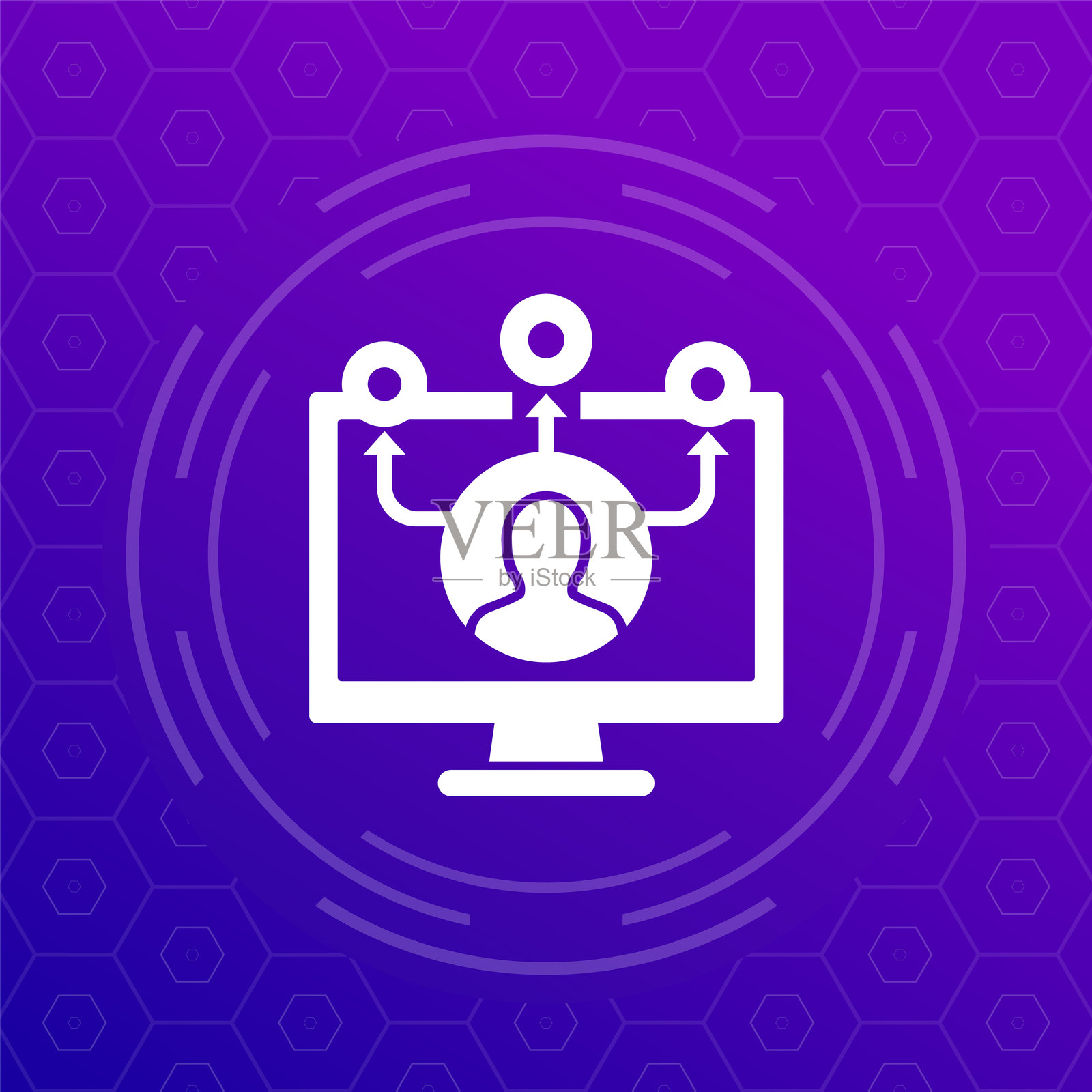 联盟营销，推荐矢量图标的网络插画图片素材