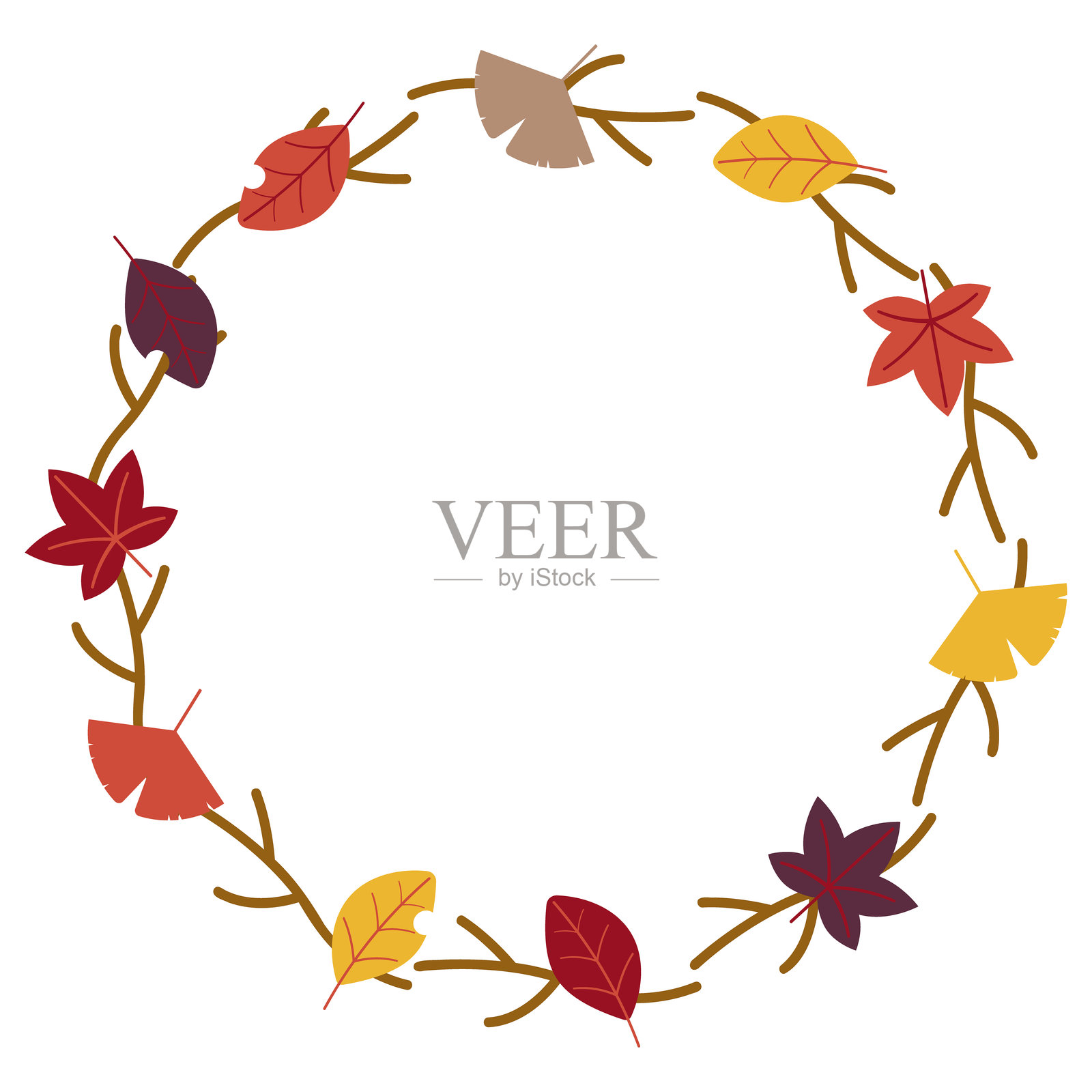 分支机构框架插画图片素材