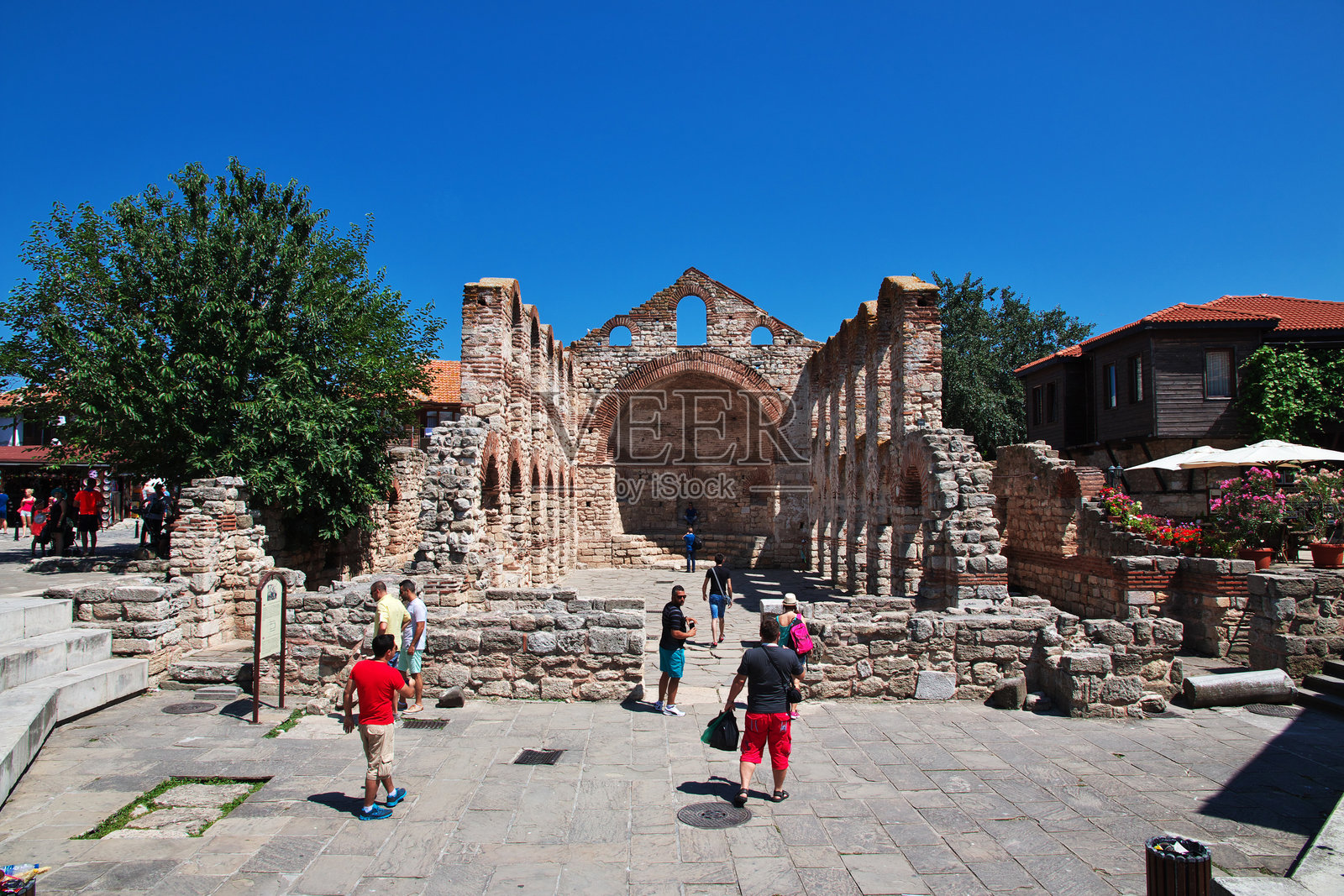 保加利亚内塞巴尔的圣索菲亚教堂照片摄影图片